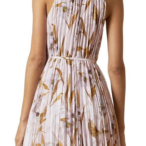 Ted Baker DIXXIECabana pleated maxi dress